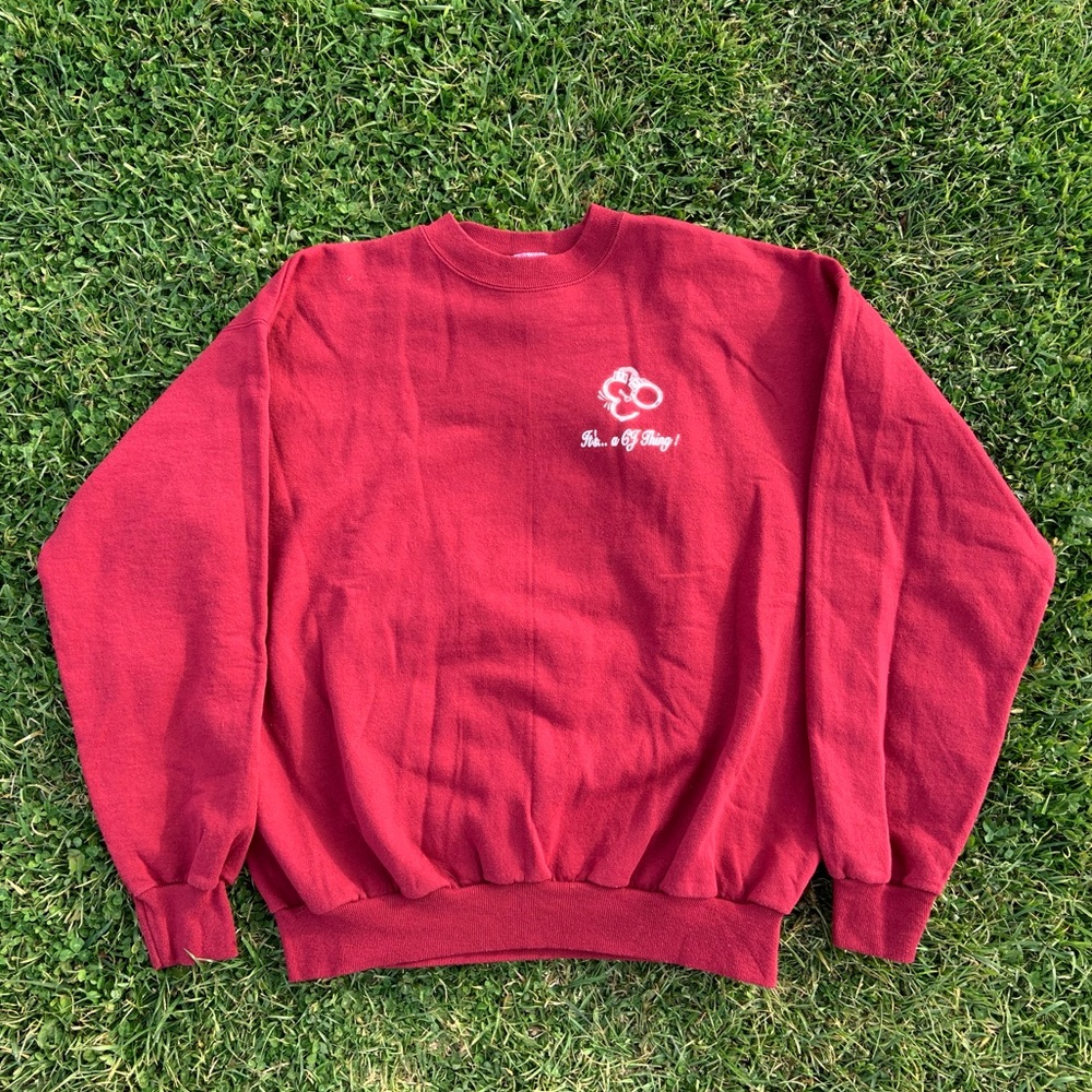 Hanes Red Criminal Justice Crewneck